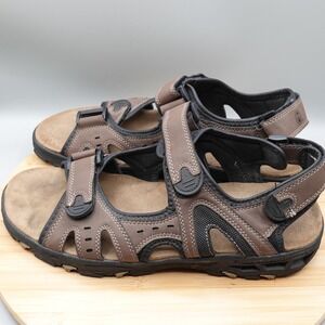 Coleman Sandals Mens 10M Brown Hook & Loop Comfort Sport Shoes "Charlie"